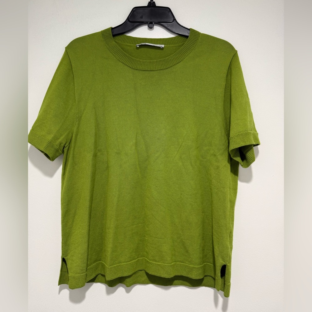 Zara Short Sleeve Sweater Blouse
